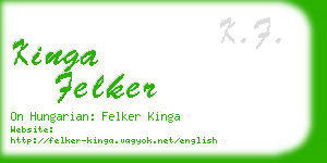 kinga felker business card